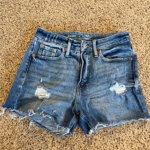 Old Navy Women's Distressed Blue Jean Shorts